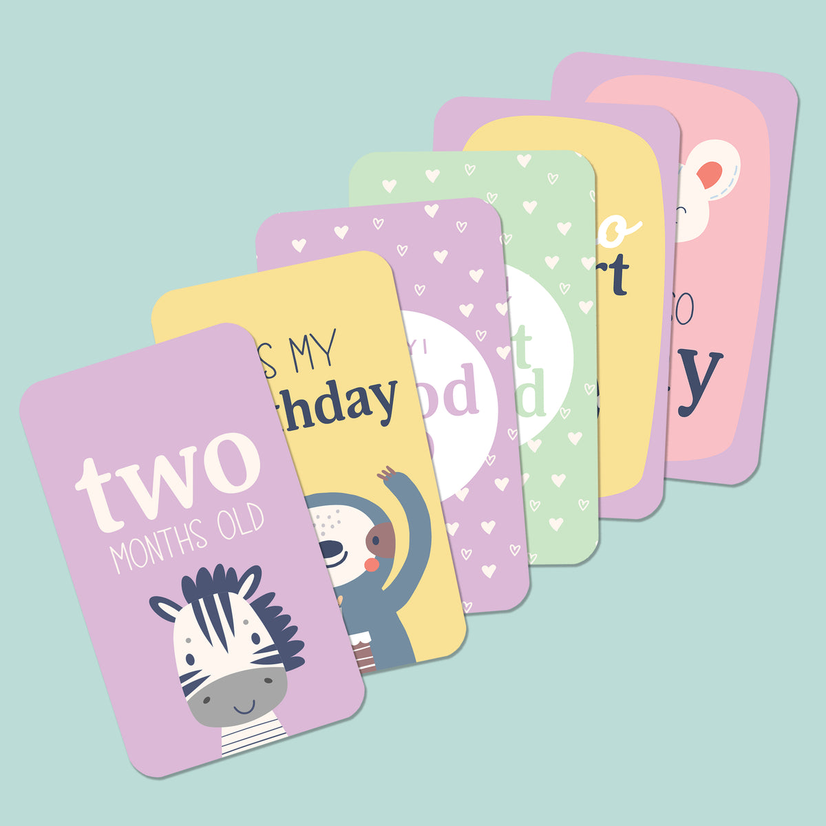 Baby Milestone Cards Set – KC's Hidden Treasures