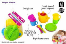 Load image into Gallery viewer, Children&#39;s Pretend Play 13 Piece Teapot Playset