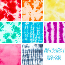 Load image into Gallery viewer, Just My Style: Neon Midnight Tie Dye DIY Kit 8 Bottles
