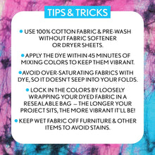 Load image into Gallery viewer, Just My Style: Neon Midnight Tie Dye DIY Kit 8 Bottles