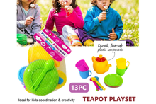 Load image into Gallery viewer, Children&#39;s Pretend Play 13 Piece Teapot Playset