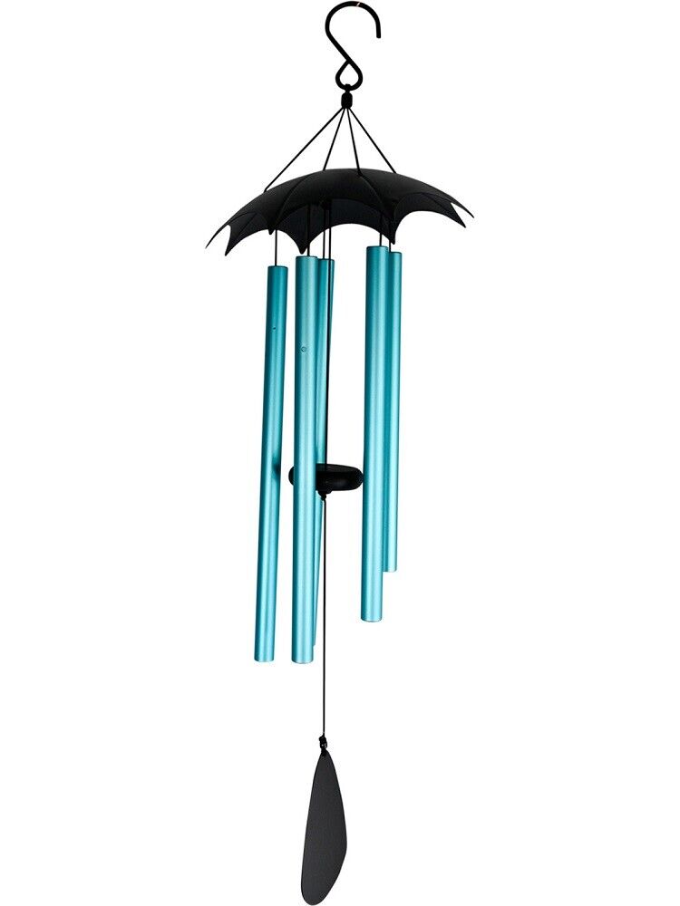 82cm Turquoise Metal Tube Wind Chime