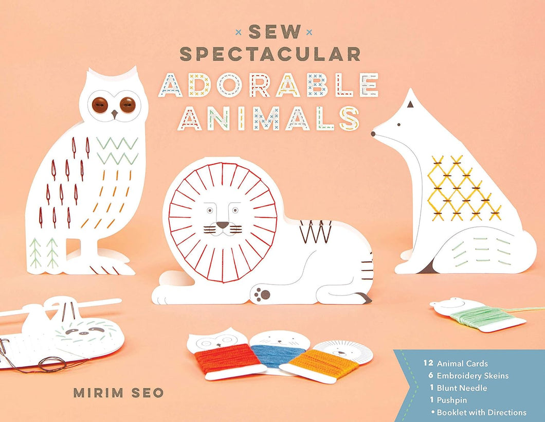 Sew Spectacular: Adorable Animals Paper-Craft Kit