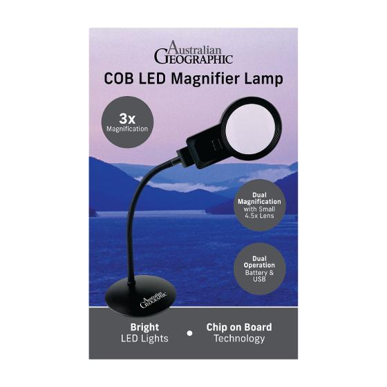 Australian Geographic COB LED Magnifier Lamp