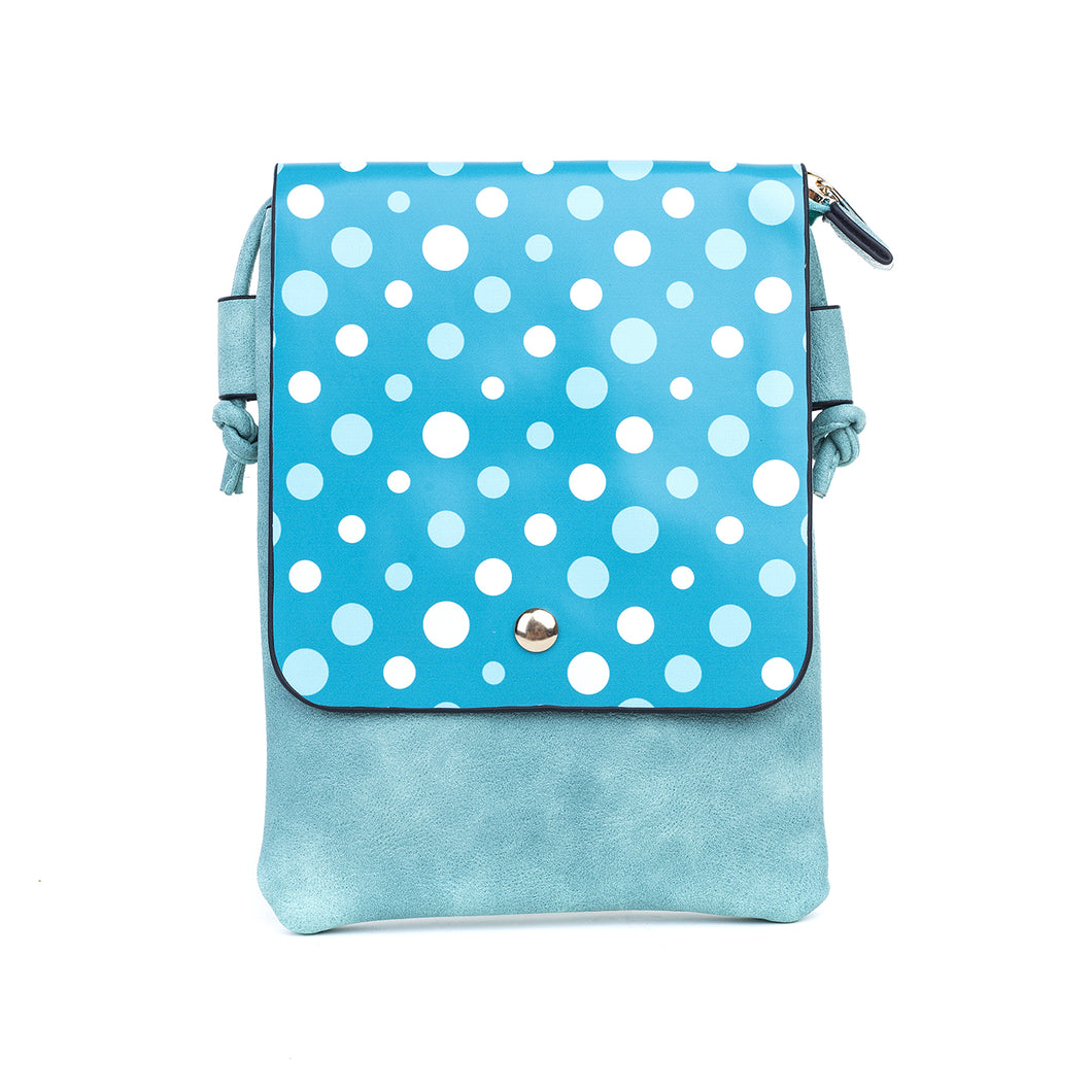 IVYS Crossbody Flap Bag - Teal Butterfly