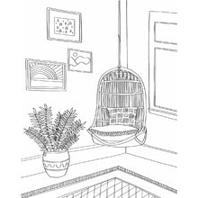 Load image into Gallery viewer, Colour-Your-Own Boho Gallery Wall Art Colouring Book