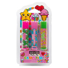 Load image into Gallery viewer, BYS Mini Me Lip Balms 3 Piece Set - Game Time