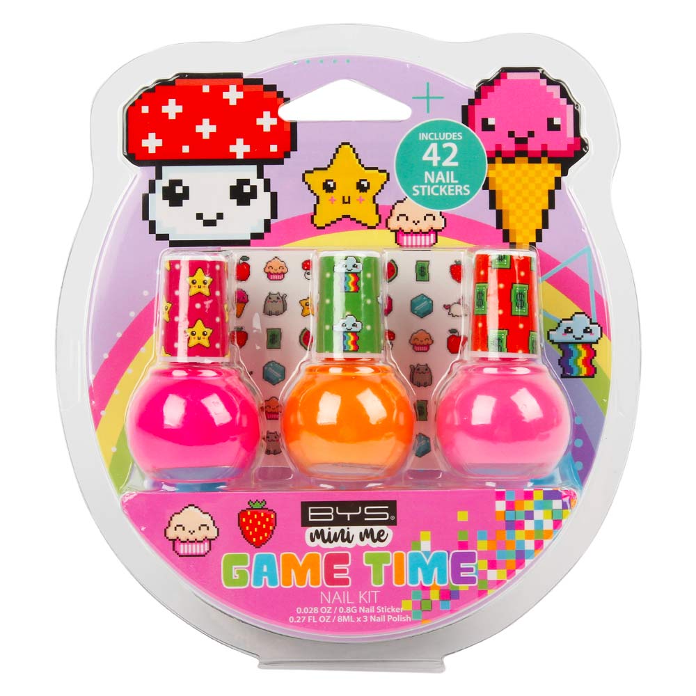 BYS Mini Me Nail Kit 3 Piece - Game Time