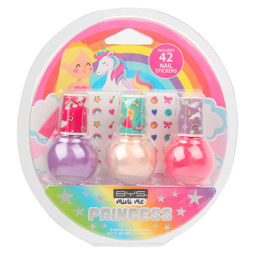BYS Mini Me Nail Kit 3 Piece - Princess - Oil-Based Formula