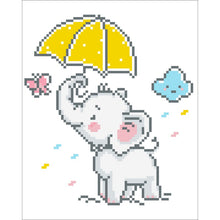 Load image into Gallery viewer, DIAMOND DOTZ: Baby Brollie Diamond Painting Artwork Kit