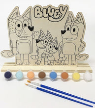 Load image into Gallery viewer, Paint Your Own Wooden Bluey Family Kit