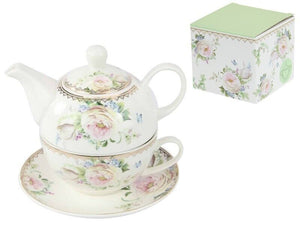 Bone China Tea For One Set - Floral