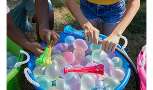 Bunch O Balloons Launcher with 100 Rapid-Filling Self-Sealing Water Balloons by ZURU - Tropical Party