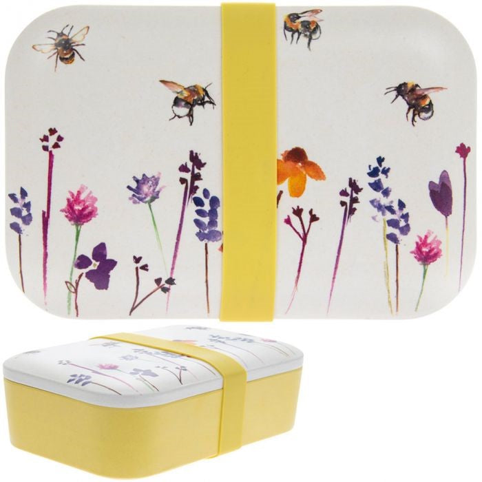 Busy Bee Bamboo Bento Lunch Box