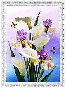 5D Full Drill Diamond Art Kit (30cm x 40cm) - Calla Lily