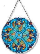 Load image into Gallery viewer, Cathedral Window Glass Suncatcher