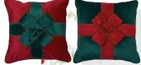 Load image into Gallery viewer, Christmas Bow Cushions - Red or Green
