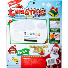 Load image into Gallery viewer, Christmas 6 Pce Mould &amp; Paint 3D Kit
