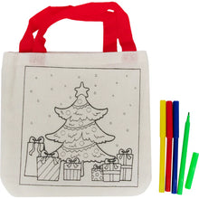 Load image into Gallery viewer, Christmas Colour Your Own Christmas Tree Bag