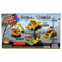 Load image into Gallery viewer, Click Lock - Dump Truck 619 Piece Construction Set