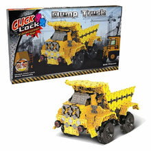 Load image into Gallery viewer, Click Lock - Dump Truck 619 Piece Construction Set