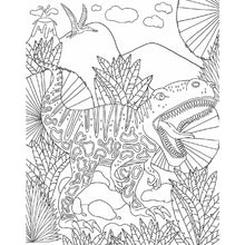 Load image into Gallery viewer, Colour-Your-Own Dinosaurs Gallery Wall Art Book