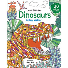 Load image into Gallery viewer, Colour-Your-Own Dinosaurs Gallery Wall Art Book