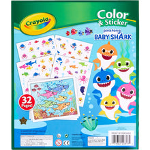 Load image into Gallery viewer, Crayola Color &amp; Sticker - Pinkfong Baby Shark Set