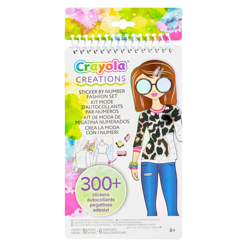 Crayola Creations Sticker By Number Fashion Set Kit