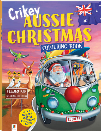 Crikey Aussie Christmas Colouring Book