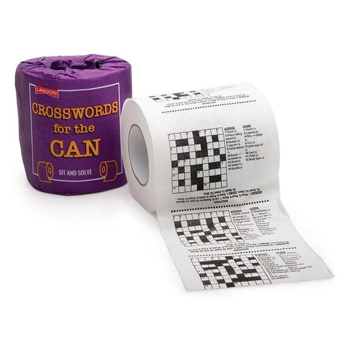 Crosswords for the Can Novelty Toilet Paper