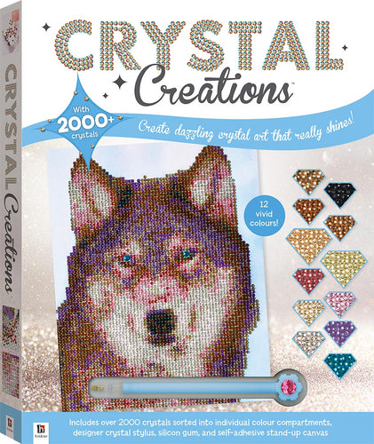 Crystal Creations: Wolf in Snow