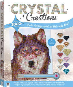 Crystal Creations: Wolf in Snow