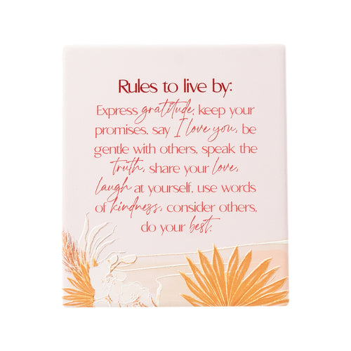 SPLOSH Desert Dunes Ceramic Verse Plaque - Life