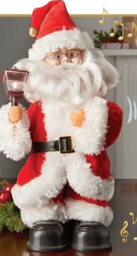 Dancing Santa with Lights & Sound!
