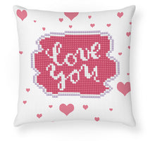 Load image into Gallery viewer, DIAMOND DOTZ: Love You Mini Pillow (18cm x 18cm)
