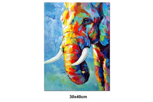 Diamond Picture Art Kit (30cm x 40cm) - Impressionist Elephant