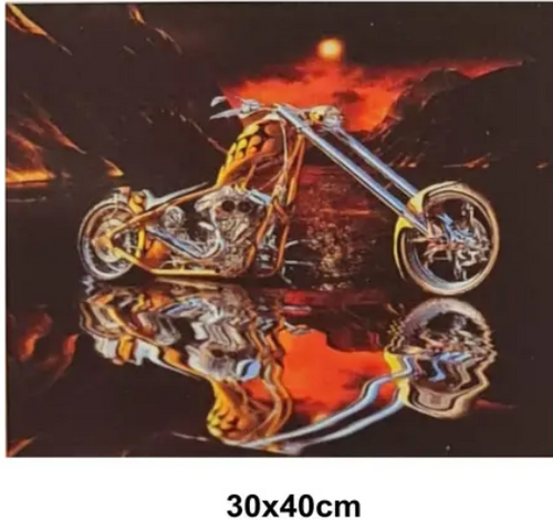 Diamond Picture Art Kit (30cm x 40cm) - Motorcycle