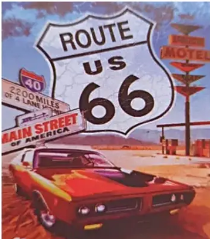 Diamond Picture Art Kit (30cm x 40cm) - Route 66