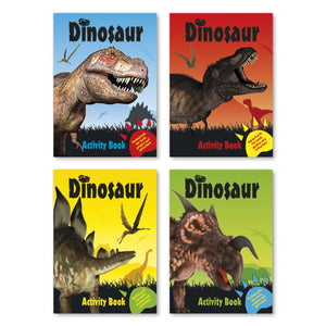 Dinosaur Activity Book - 4 Assorted