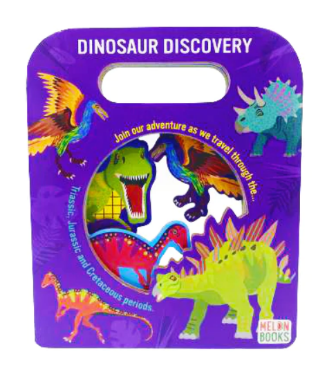 Melon Books Board Cut Books - Dinosaur Discovery