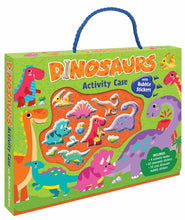 Load image into Gallery viewer, Dinosaurs Activity Case with Bubble Stickers