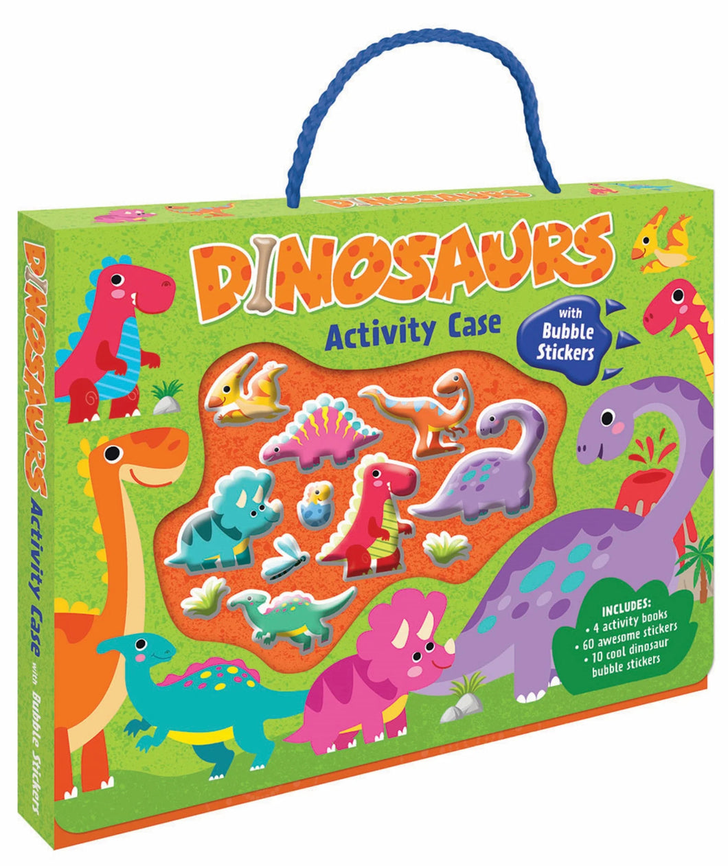 Dinosaurs Activity Case with Bubble Stickers