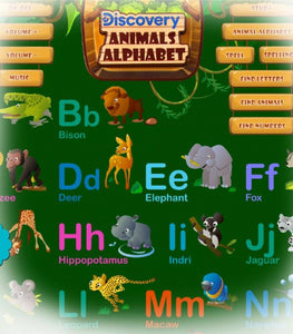 Discovery Kids Animals Alphabet Electronic Learning Board