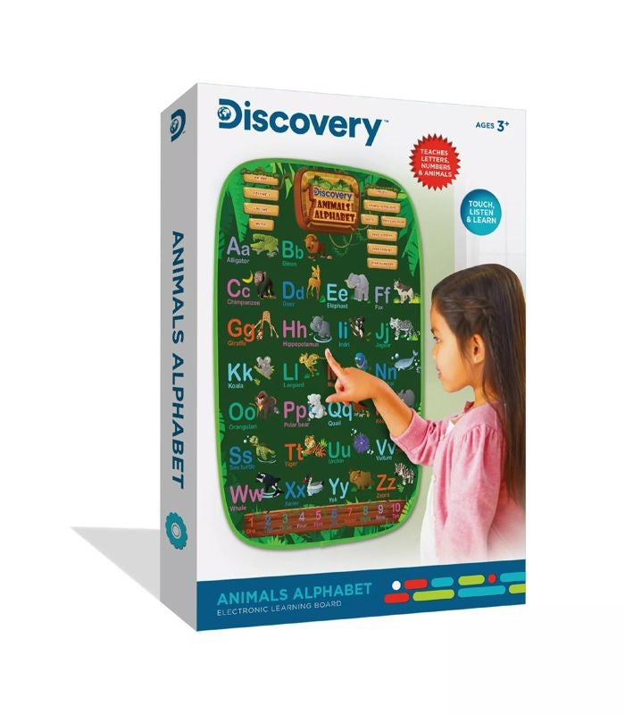 Discovery Kids Animals Alphabet Electronic Learning Board