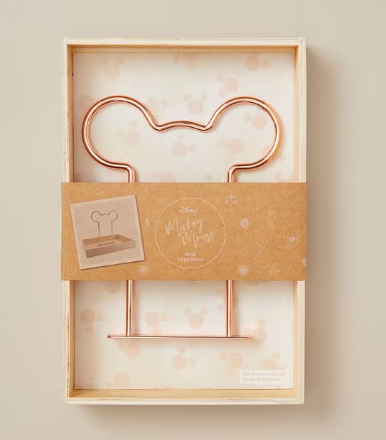 Wooden Disney Mickey Mouse Desk Organiser