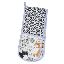 Load image into Gallery viewer, Ulster Weavers Double Oven Glove - Feline Friends