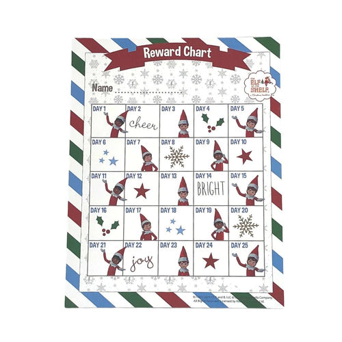 Elf on the Shelf Reward Chart Kit