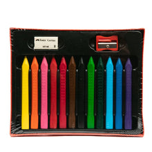 Load image into Gallery viewer, Faber Castell Grip Erasable Crayon Asstd (Cardboard Box 12)