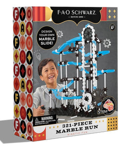 FAO Schwarz - Toy 321 Piece Marble Run Kinetic Fun Set